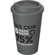 Kubek Americano Eco z recyklingu o pojemności 350 ml, szary