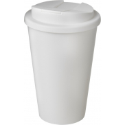 Kubek Americano® 350 ml z pokrywką chroniącą przed rozlaniem, biały