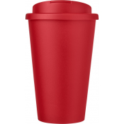 Kubek Americano® 350 ml z pokrywką chroniącą przed rozlaniem, czerwony