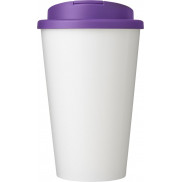 Kubek Brite-Americano® 350 ml z wieczkiem zapobiegającym rozchlapaniu, biały, fioletowy