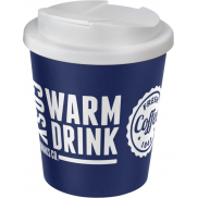 Americano® Espresso 250 ml tumbler with spill-proof lid, niebieski, biały