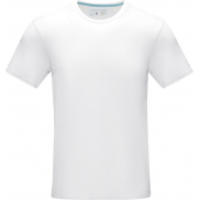 Męska koszulka organiczna Azurite z krótkim rękawem, 3xl, biały