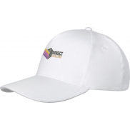 5-panelowa czapka Doyle, biały