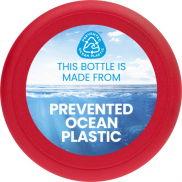 Butelka H2O Active® Eco Base 650 ml screw cap, biały, czerwony