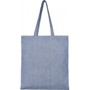 Torba na zakupy z recyklingu o gramaturze 210 g/m² Pheebs, niebieski