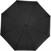 Wiatroodporny parasol golfowy 76 cm z PET z recyklingu Romee, czarny