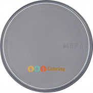 Izolowany pojemnik na lunch Ellipse, szary