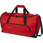 Torba podróżna z plastiku z recyklingu Retrend, czerwony