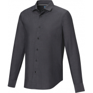 Cuprite męska organiczna koszulka z długim rękawem, 3xl, czarny