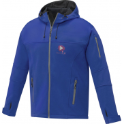 Match męska miękka kurtka, 3xl, niebieski