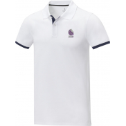 Męska koszulka polo duotone Morgan z krótkim rękawem, xl, biały