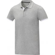 Męska koszulka polo duotone Morgan z krótkim rękawem, xl, szary