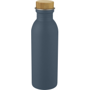 Bidon Kalix o pojemności 650 ml ze stali nierdzewnej, niebieski