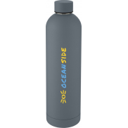 Spring miedziany termos 1l, szary