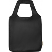 Duża torba Ash z plastku PET z recyklingu i certyfikatem GRS, czarny