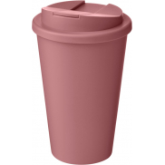 Izolowany kubek Americano® Renew o pojemności 350 ml z odporną na rozlanie pokrywką, różowy