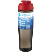 H2O Active® Eco Tempo 700 ml bidon z klapką, czerwony, szary