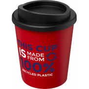 Kubek izolowany z recyklingu Americano® Espresso o pojemności 250 ml , czerwony, czarny