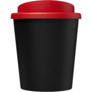 Kubek Americano® Espresso Eco z recyklingu o pojemności 250 ml , czarny, czerwony