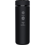 Butelka termiczna z termometrem SCX.design D10, czarny