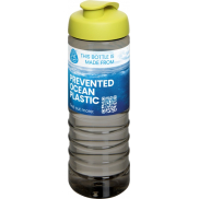 H2O Active® Eco Treble bidon z otwieraną pokrywką o pojemności 750 ml, szary, zielony
