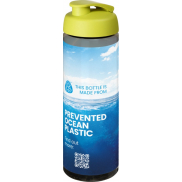 H2O Active® Eco Vibe 850 ml, bidon sportowy z odchylaną pokrywką, szary, zielony