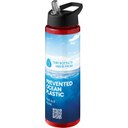 H2O Active® Eco Vibe 850 ml, bidon z dzióbkiem , czerwony, czarny