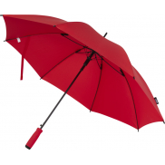 Niel automatyczny parasol o średnicy 58,42 cm wykonany z PET z recyklingu, czerwony