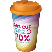 Brite-Americano® Eco szczelny kubek izolowany o pojemności 350 ml, pomarańczowy
