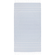 Anna bawełniany ręcznik hammam o gramaturze 150 g/m² i wymiarach 100 x 180 cm, niebieski
