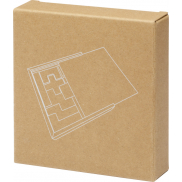 Bark drewniane puzzle, piasek pustyni