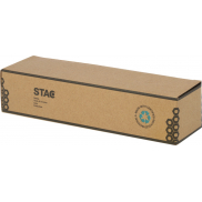 Kuma latarka z karabińczykiem wykonana z bambusa i tworzyw sztucznych pochodzących z recyklingu z certyfikatem RCS, piasek pusty