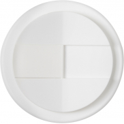 Brite-Americano® Eco szczelny izolowany kubek o pojemności 250 ml, biały