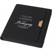 Nomumi teczka z notatnikiem do pisania A4 , czarny