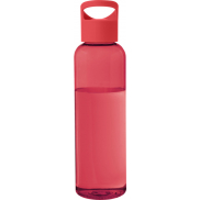 Sky butelka na wodę o pojemności 650 ml z tworzyw sztucznych pochodzących z recyklingu, czerwony