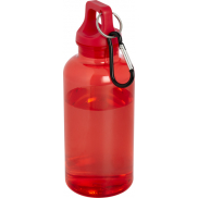 Oregon butelka na wodę o pojemności 400 ml z karabińczykiem wykonana z tworzyw sztucznych pochodzących z recyklingu z certyfi, c