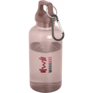 Oregon butelka na wodę o pojemności 400 ml z karabińczykiem wykonana z tworzyw sztucznych pochodzących z recyklingu z certyfi, r
