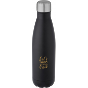 Cove butelka o pojemności 500 ml wykonana ze stali nierdzewnej z recyklingu z miedzianą izolacją próżniową posiadająca certyf, c