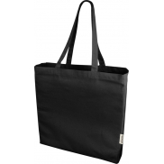 Odessa torba na zakupy z materiału z recyklingu o gramaturze 220 g/m², czarny
