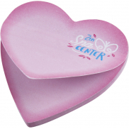 Sticky-Mate® karteczki samoprzylepne z materiałów z recyklingu w kształcie serca, biały