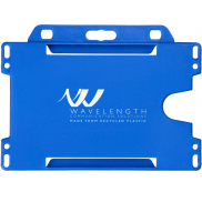 Vega wizytownik z tworzyw sztucznych pochodzących z recyklingu, niebieski