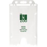 Pierre wizytownik z tworzyw sztucznych pochodzących z recyklingu , biały