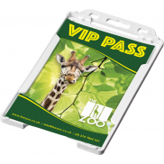 Pierre wizytownik z tworzyw sztucznych pochodzących z recyklingu , biały