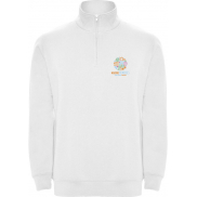 Aneto bluza rozpinany pod szyją na suwak, 3xl, biały