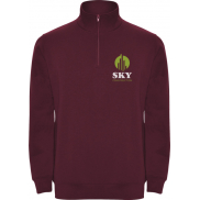 Aneto bluza rozpinany pod szyją na suwak, xl, fioletowy