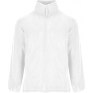 Artic męska kurtka polarowa z zamkiem błyskawicznym na całej długości, m, biały