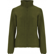 Artic damska kurtka polarowa z zamkiem błyskawicznym na całej długości, xl, zielony