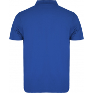Austral koszulka polo unisex z krótkim rękawem, l, niebieski