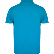 Austral koszulka polo unisex z krótkim rękawem, l, niebieski