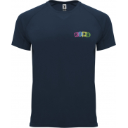 Bahrain sportowa koszulka dziecięca z krótkim rękawem, 12, niebieski